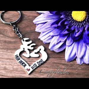 Couples keychain or necklace.